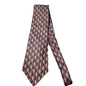 Daniel Craig Italian Silk‎ Necktie Tie Red Black